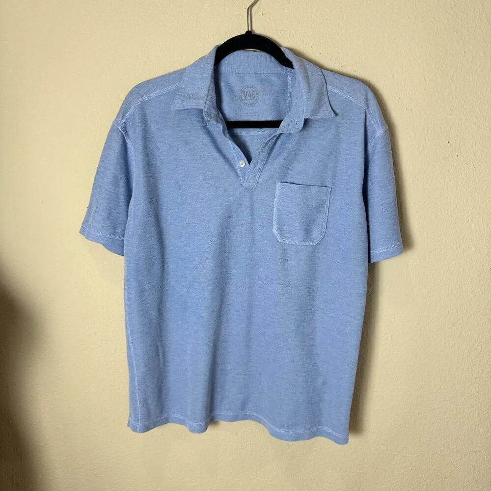NORDSTROM Vintage 1946 V46 Pique Polo Golf Shirt Business Casual Size Large